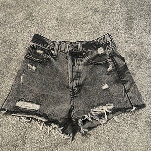 wild fable black jean shorts size 00
